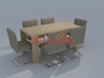 3d식탁 테이블 의자 주방용가구 사무실가구 응접실가구 회의테이블 회의탁자 휴게실 식당 max source 자료 3d 모델링 소스