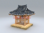 열녀각/한옥/전통 한국/건축/기와/비/지붕/korean traditional 3dmax source